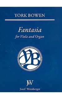 bowen y. - fantasia op.54 viola y organo