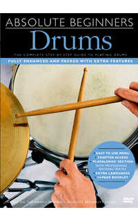 absolute beginners drums (dvd) español
