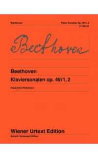 beethoven l.v. - sonatas sol m y sol m (2) urtext - op.49 nº1 y 2