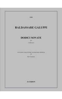 galuppi b. - sonatas para clavicembalo (12) -