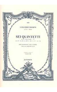 boccherini l. - quintetos op.56 partes ( 2v/va/vcp )- g.407-412