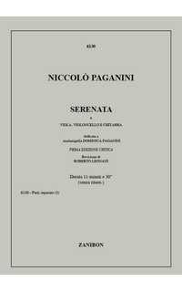 paganini n. - serenata viola, violonchelo y guitarra
