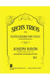 haydn j. - trios op.100 hob:iv/6-11 v. 1 flauta , violin y chelo