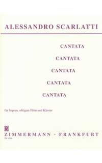 scarlatti a. - cantata solitudine avvene (sop/fl/ p)
