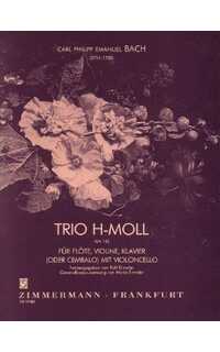 bach c-p.e - trio si m wv 143 (fl/v/p)