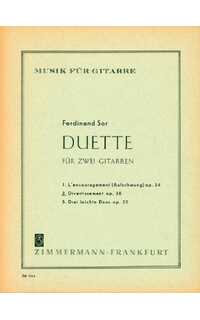 sor f. - duo op.38 nº 2 divertimento 2 guitarras