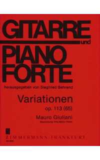 giuliani m. - variaciones op.113 guitarra y piano