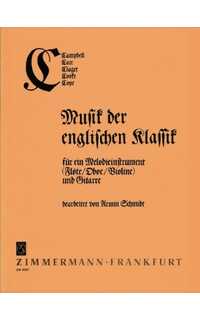 album - musica clasica inglesa para flauta, violin u oboe y guitarra