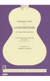carulli f. - contradanzas (6) op.193 (vl/g)