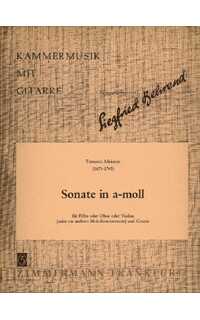 albinoni t. - sonata la m ((fl u ob o v y guitarra)