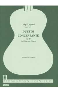 legnani l. - duo concertante - op.23 flauta y guitarra