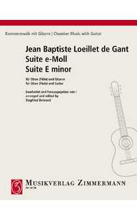 loeillet j.b. - suite mi m -oboe o flauta y guitarra