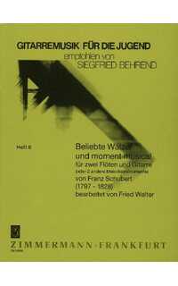 schubert f. - vals y momento musical (2fl/g) -