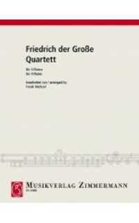 friedich der grosse - cuarteto flautas