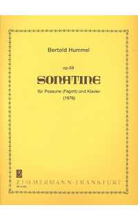 hummel b. - sonatine - op.59 - trombon ( fagot) y piano