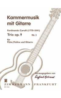 carulli f. - trio op.9 nº2 -fl/v/g