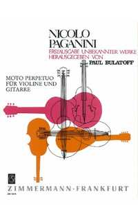 paganini n. - moto perpetuo - op.11 violin y guitarra