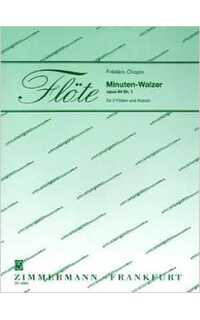 chopin f. - vals minuto op.64 nº1 2 flautas y guitarra