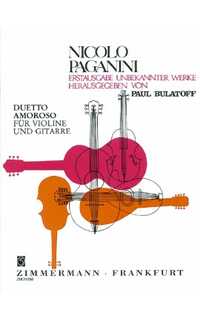 paganini n. - centone di sonata (violin/guitarra)