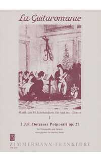 dotzauer j.j.f. - potpourri op.21 (vc/g)
