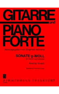 vivaldi a. - sonata sol m guitarra y piano