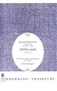 hotteterre j. - suite mi m op.2nº4 flauta y guitarra