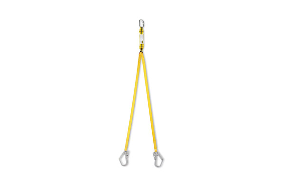 CINTA CON ABSORBEDOR ERGO SHOCK EN Y + MOSQUETONES 1,80 M 1888-ACGY 1
