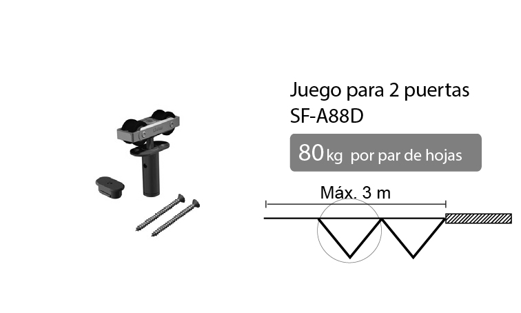 ACCESORIO SAHECO 2PUE008802 SF-A88D JGO.