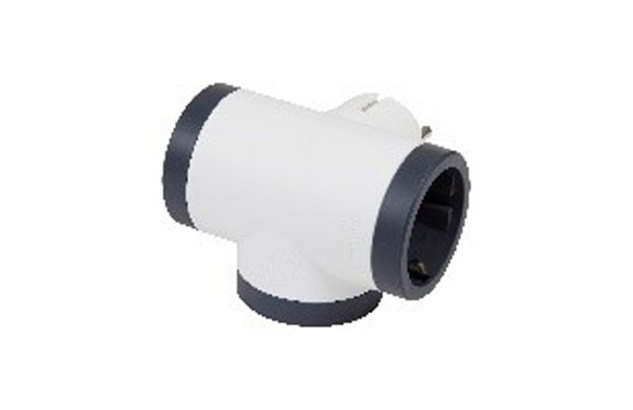 ADAPTADOR LATERAL TRIPLE 1BLANCO/GRIS OS