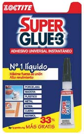 ADHESIVO INSTANTANEO SUPER3 GR