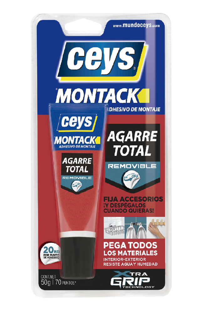 ADHESIVO MONTAJE MONTACK D50 GR
