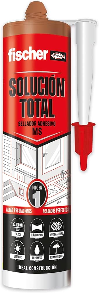 ADHESIVO SOLUCION TOTAL MS MARRON 290ML