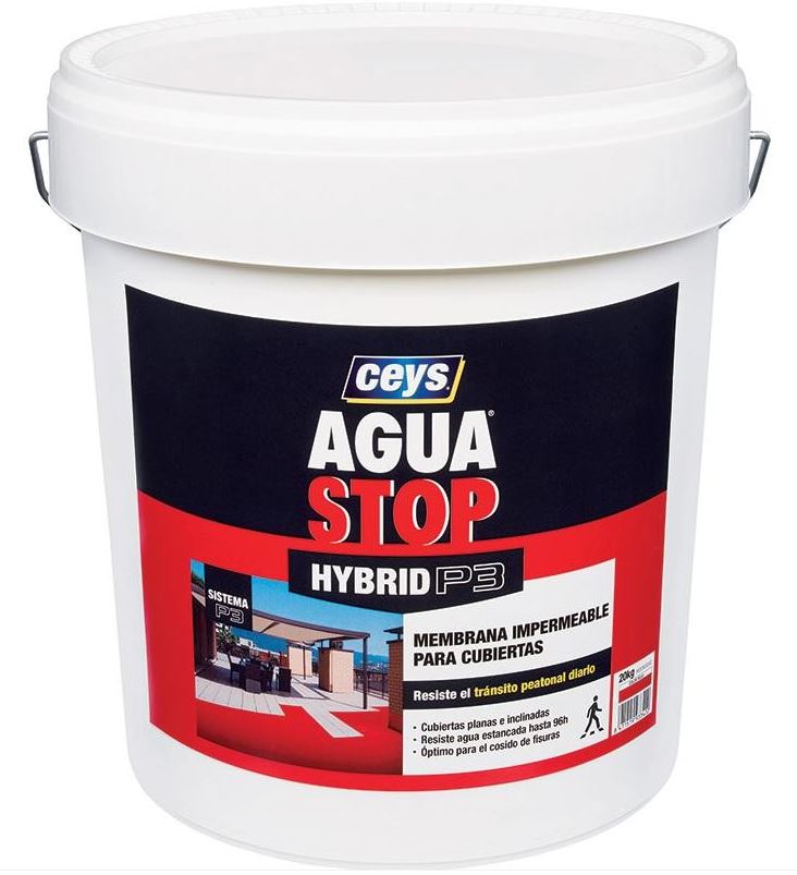 AGUASTOP TRANSIT ROJO 20KG 903342