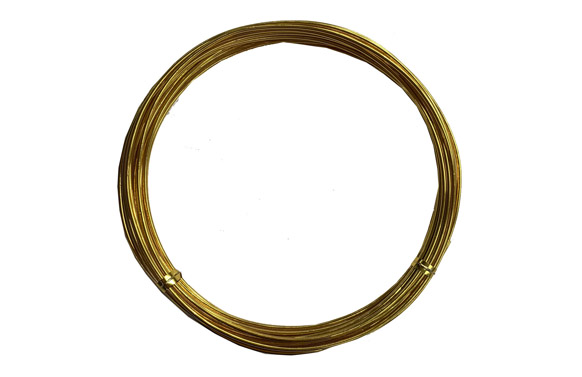 ALAMBRE ALUMINIO ROLLO ORO1,5 MM X 5 M