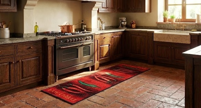 Alfombra hot chili 75x190cm