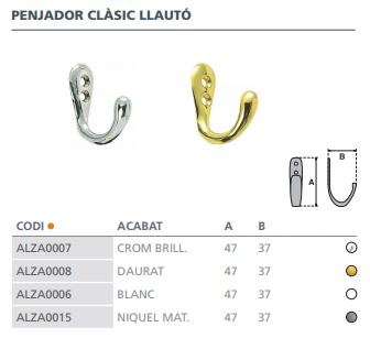 ALZAPANOS CLASIC RF.56 0260100 DORADO 2