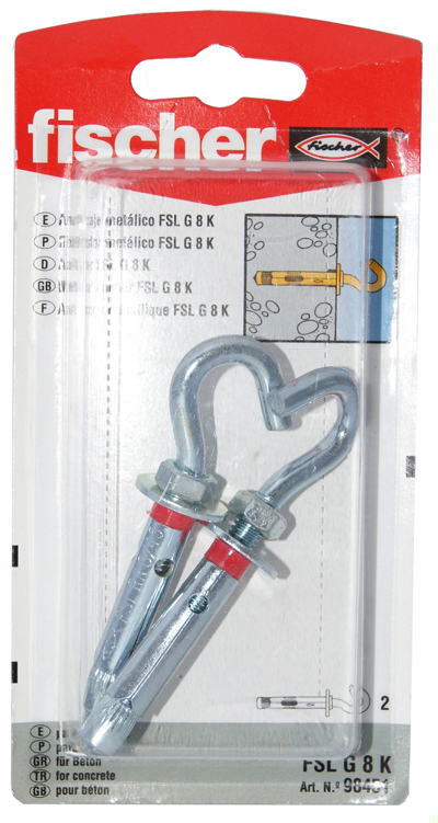 ANCLAJE FISCHER FSL-G 10 K BLISTER