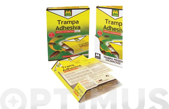 TRAMPA ADHESIVA CUCARACHAS5 UNIDADES