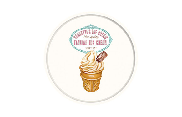 BANDEJA LATA Ú 30CM       HELADO