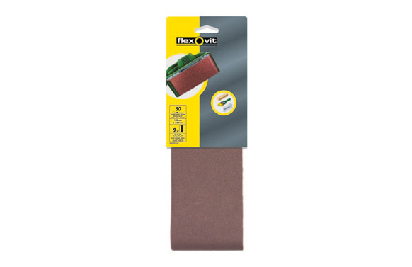 Banda tela oxido aluminio grano 80 2 uds