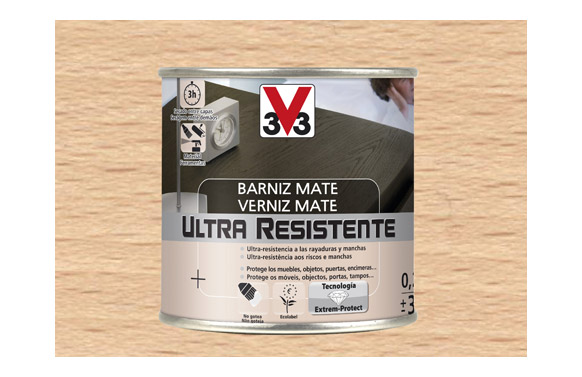 Barniz interior al agua ultra resistente mate