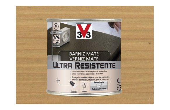 Barniz interior al agua ultra resistente mate