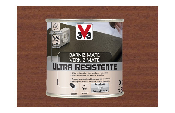 Barniz interior al agua ultra resistente mate