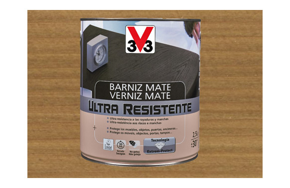 Barniz interior al agua ultra resistente mate