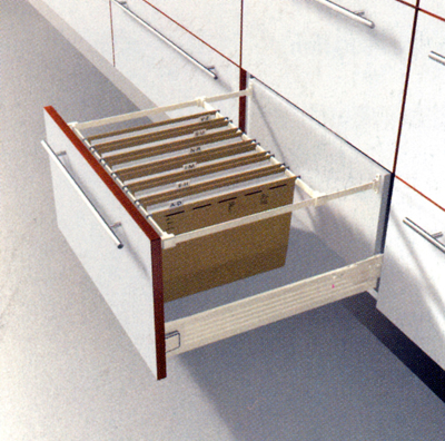 BARRAS METAFILE BLUM (JUEGO) BEIGE