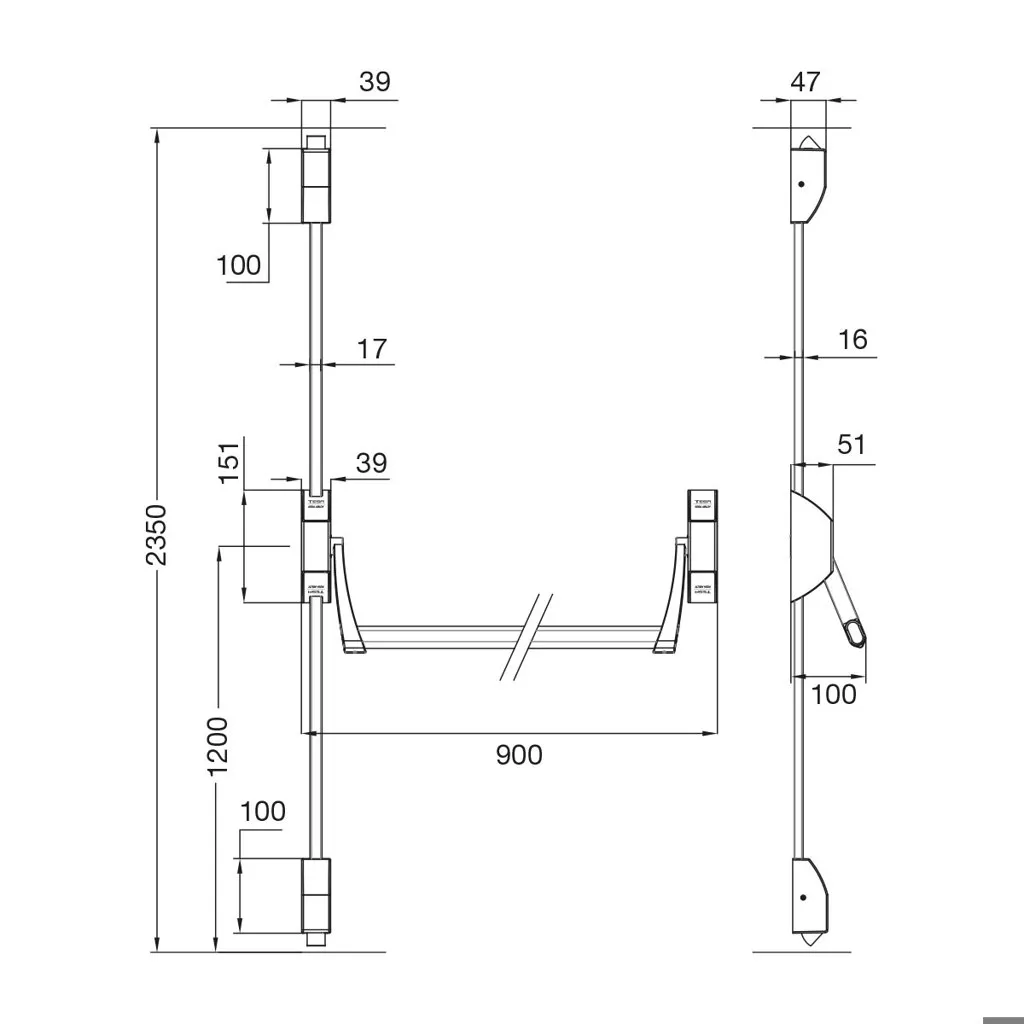 ANTIPANICO SOBREPONER GLOBAL 2S 900 GG 2