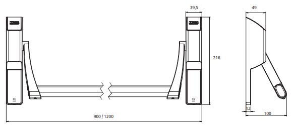 ANTIPANICO SOBREPONER GLOBAL 1S 900 GG 2