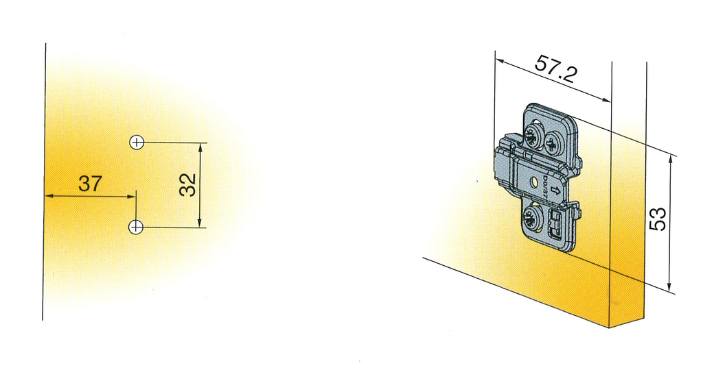 BASE TITUS 3-D 700-0KA0-054-00 T-TYPE 2