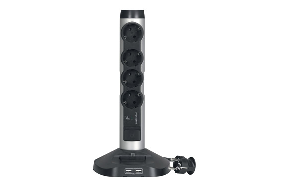 BASE MULTIPLE VERTICAL CON2M 4 TOMAS + 2
