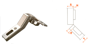 BISAGRA SALICE S.200+(45º) 110º C2A7M99